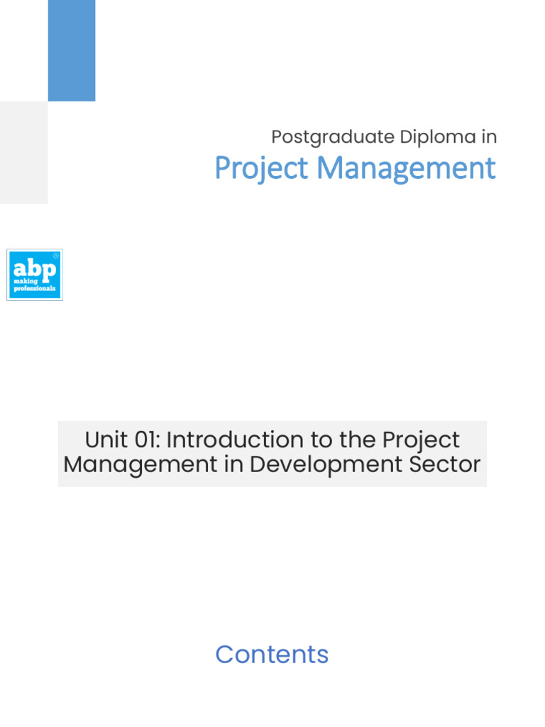 Unit 01 Session 01 | PDF | Non Governmental Organization
