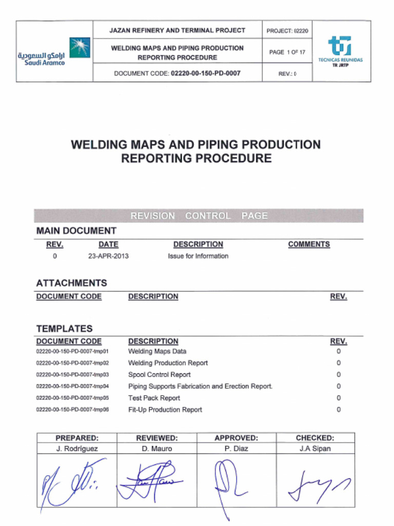 00 150 PD 0007 R.0 | PDF | Pipe (Fluid Conveyance) | Mechanical Engineering