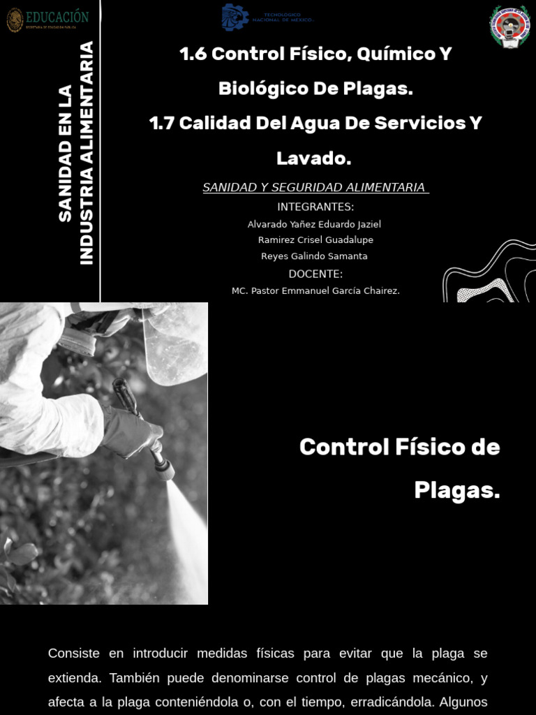 Sanidad en La Industria Alimentaria | PDF | Control biológico de plagas ...