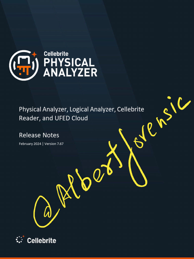 Cellebrite Physical Analyzer 7.67 Release Notes | PDF | Ios | Snapchat