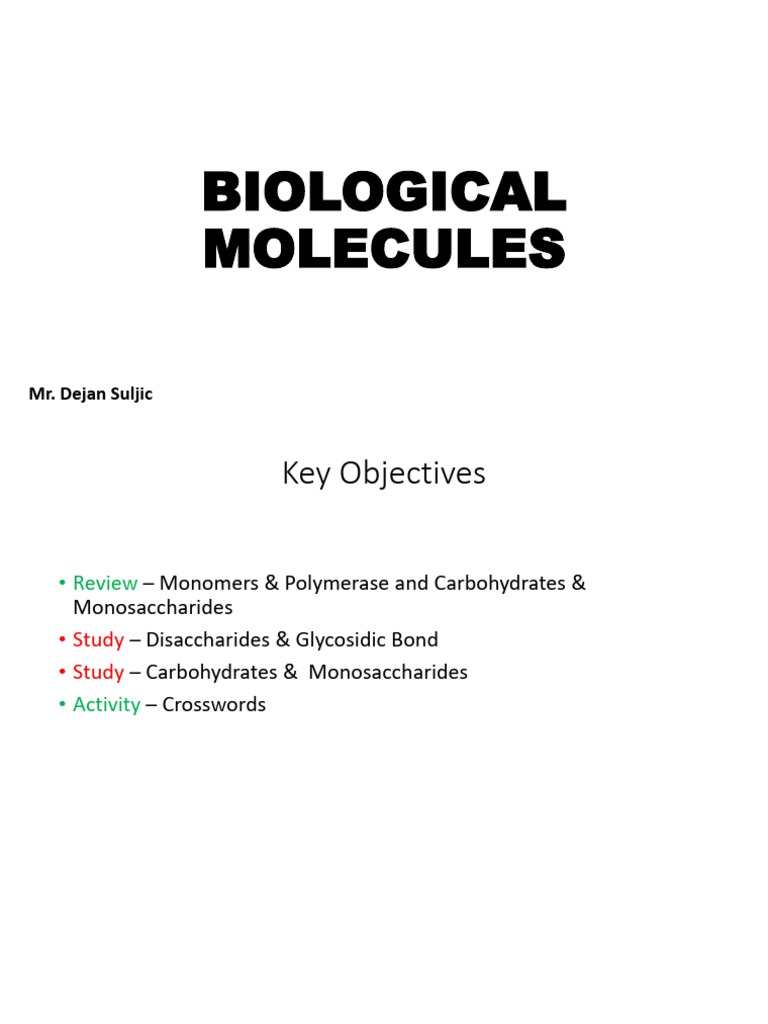 AS BIO - Unit 2 Lesson 3 | PDF