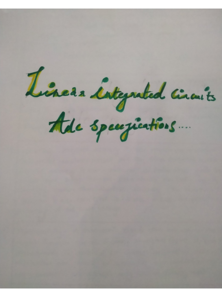 Adc Specifications Pdf