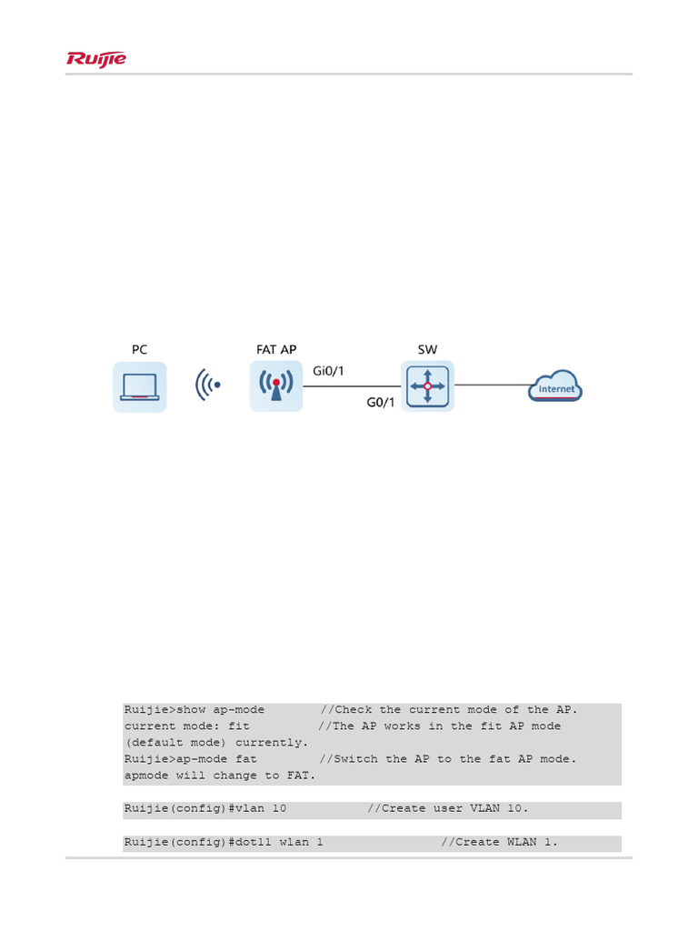 1 Basic Access, PSK Authentication Configuration For Fat APs PDF | PDF ...