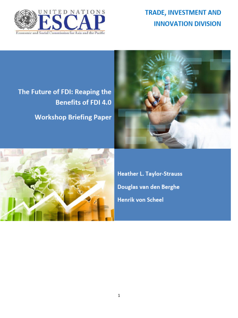 FDI 4.0 Briefing Paper - Working Paper Format - Share - 1 | PDF ...