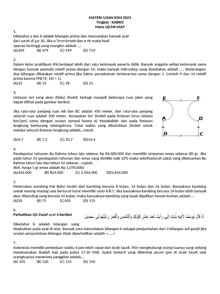 Mi Mat 6 | PDF | Metode & Bahan Ajar