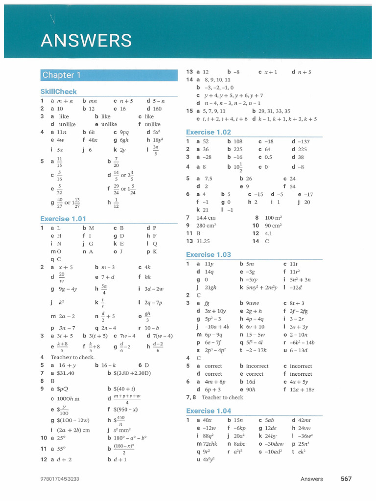 Answers | PDF