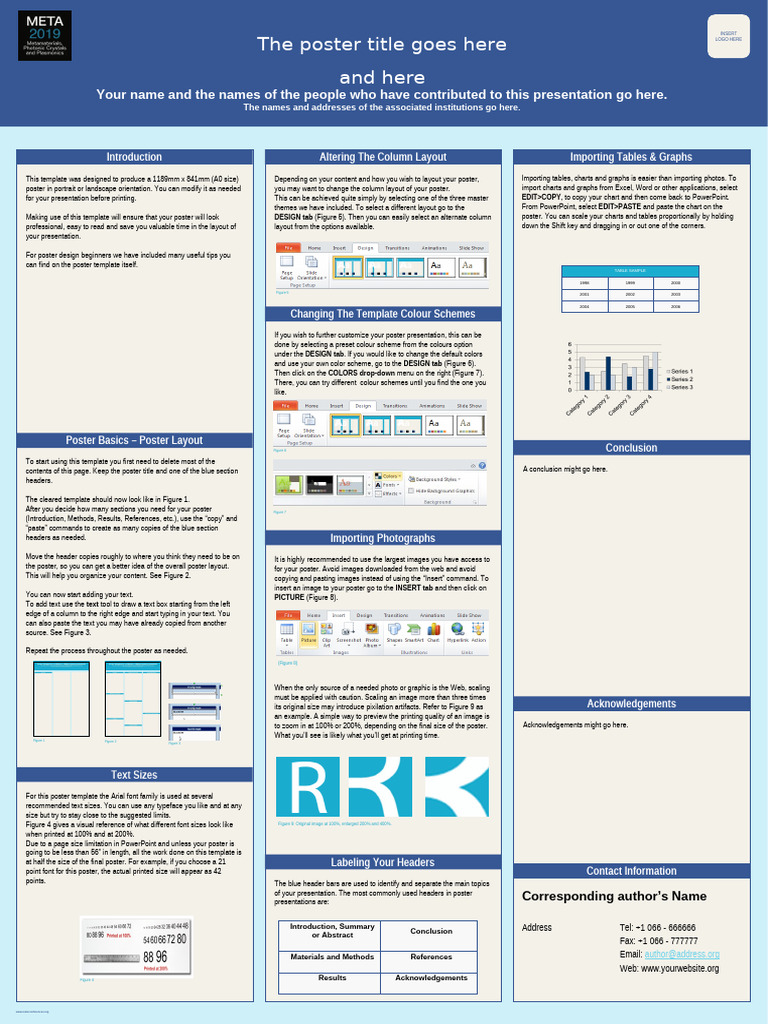 META19 Poster Template | PDF | Page Layout | Graphic Design