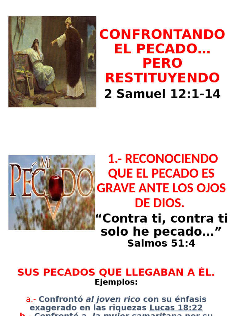 CONFRONTANDO EL PECADO Original | PDF | Pecado | Creencia religiosa y ...