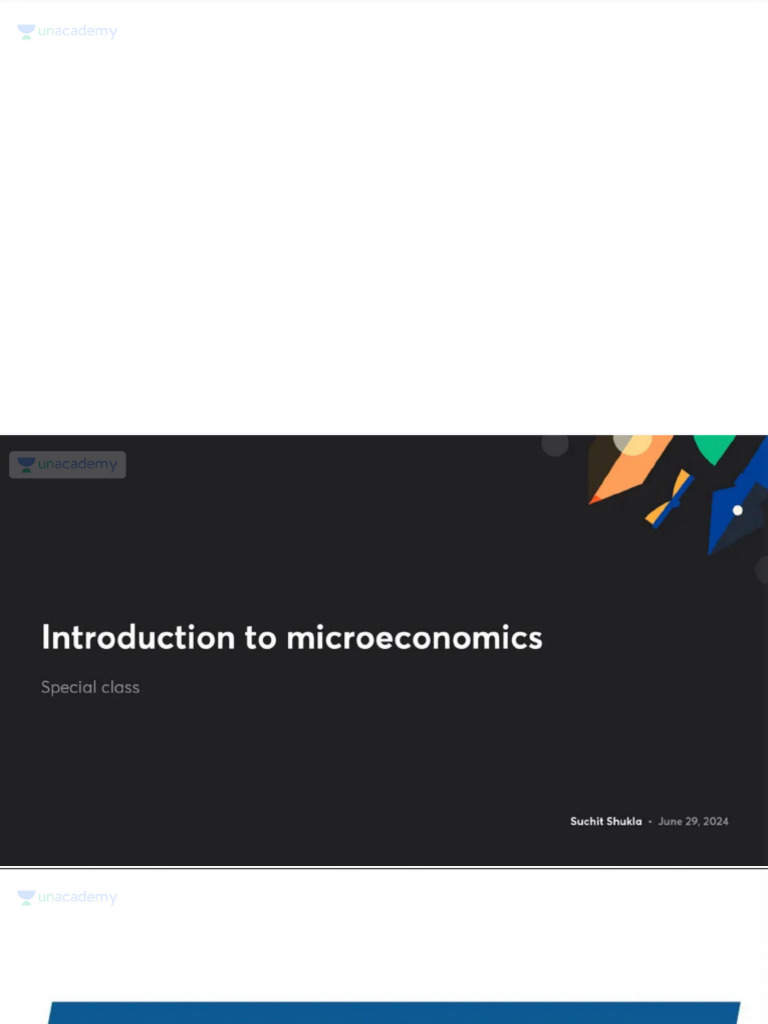 Introduction To Microeconomics | PDF