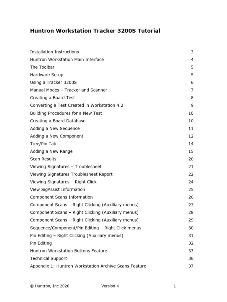 Huntron Tracker 3200S User Guide | PDF | Electrical Resistance And ...