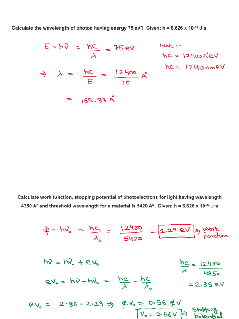 Physics Engineering 1st Year Notes Quantum Mechamics Part 2 Pdf