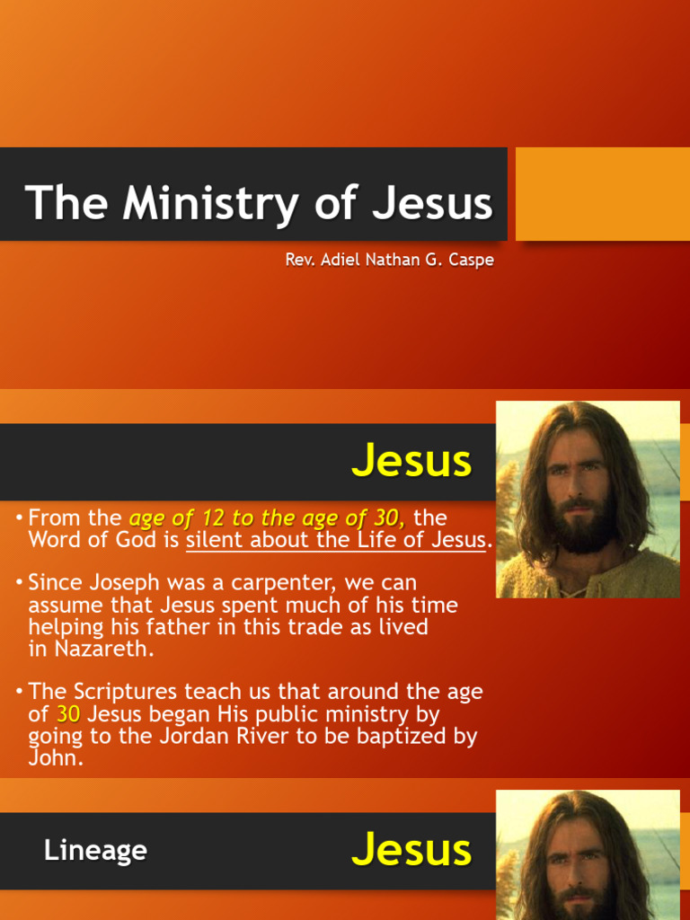 Module 6.1 PPT - Ministries of Jesus | PDF | Jesus | Ministry Of Jesus