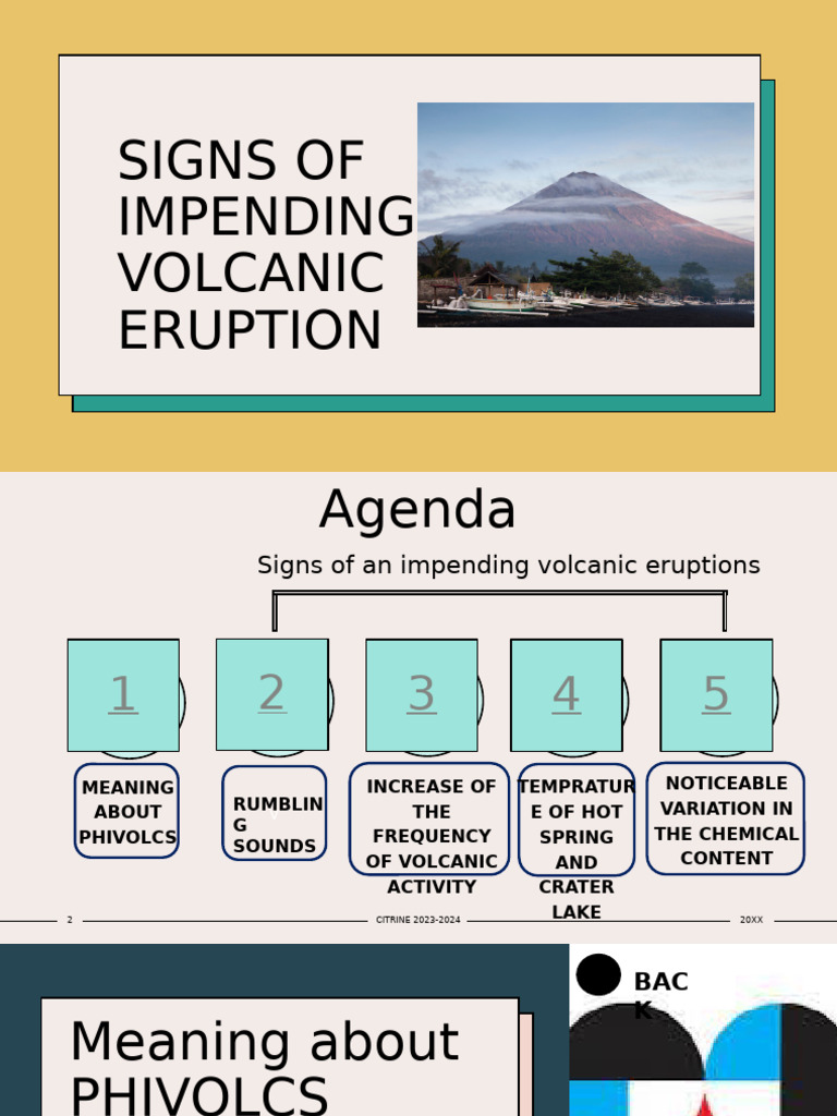 Volcanic Eruption Warning Signs | PDF | Science & Mathematics