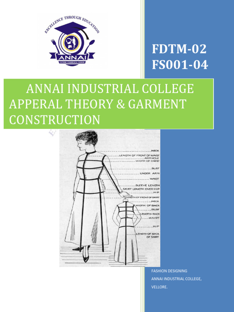 Apparel Theory & Garment Construction | PDF | Seam (Sewing) | Sewing ...