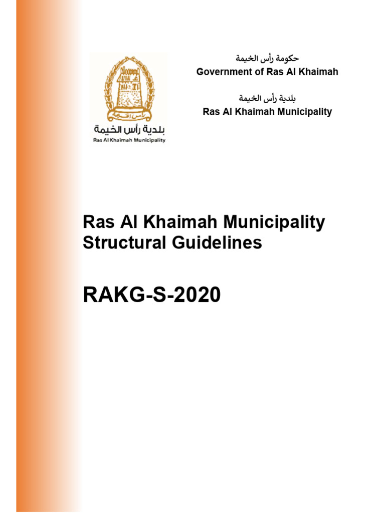 Ras Al Khaimah Structural Guidelines 2020 | PDF | Concrete | Deep ...