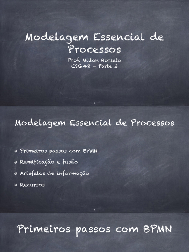 Introdução ao BPMN e Modelagem de Processos | PDF | Informação