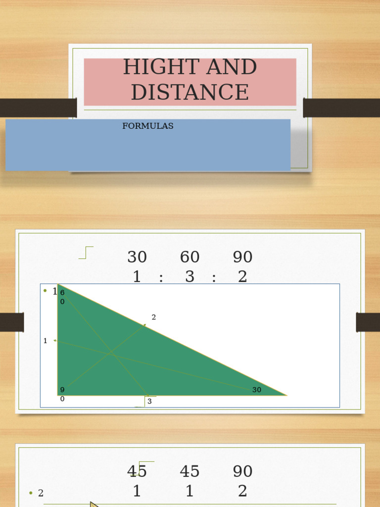 Hight and Distance | PDF