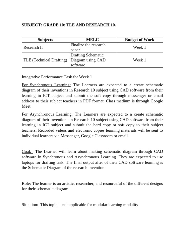 Grade 10 Tle Research Cad Project Guide Pdf Computers Technology