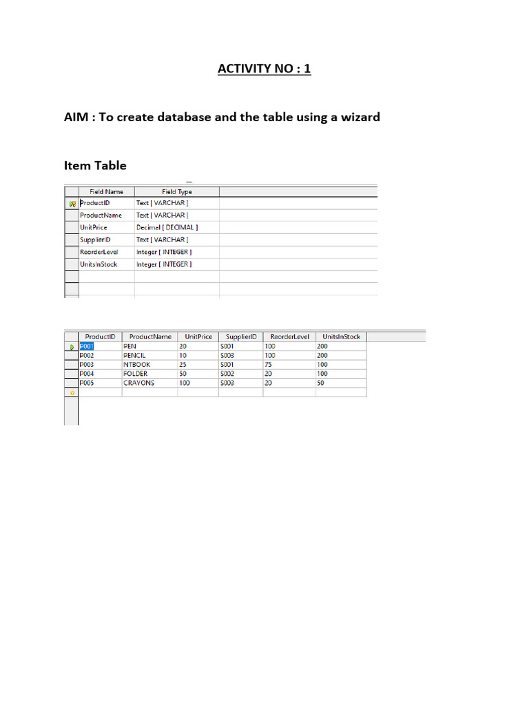 Activities Term2 Database Pdf Computers