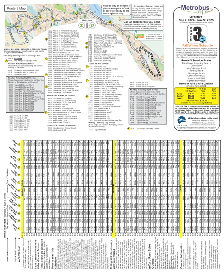Route 3 | PDF | Public Transport | Bus Transport