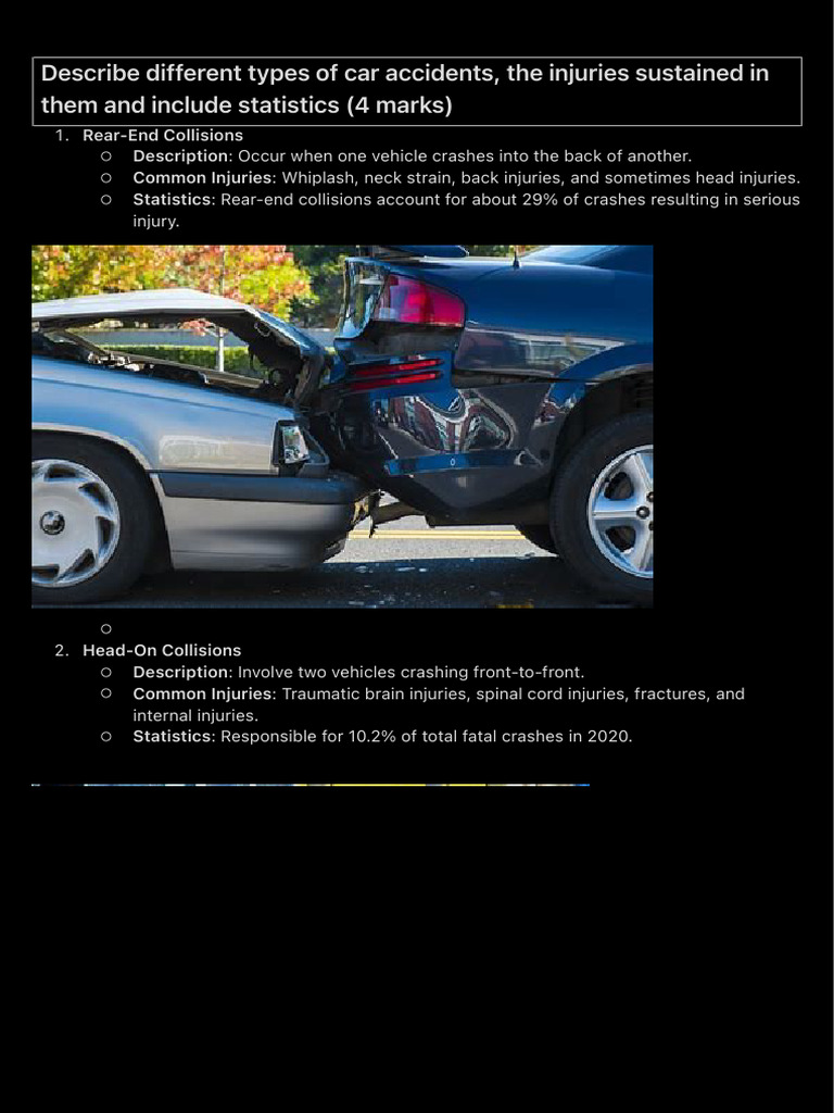 Rear-End Collisions | PDF