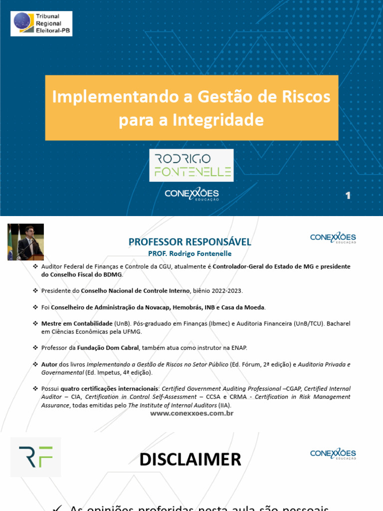 Gestão de Riscos na Governança Pública | PDF | Governança ...