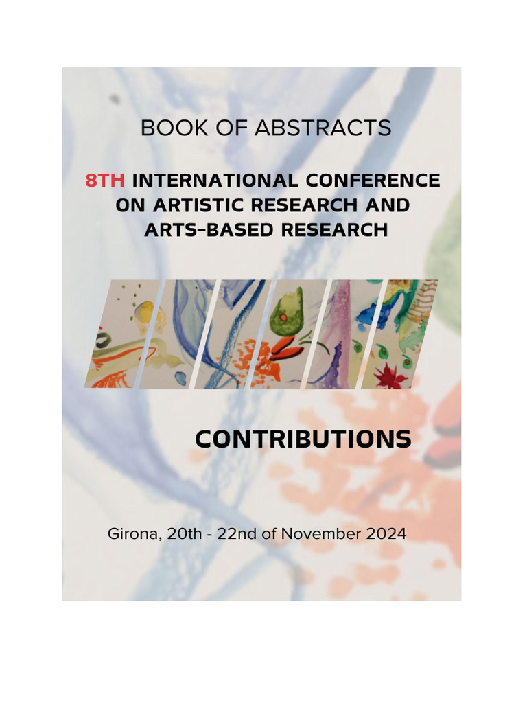 Book of Abstract From Seminary in Gerona | PDF | Paint | Oil Painting