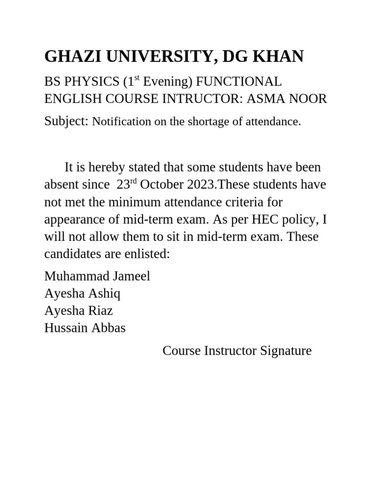 Notification | PDF