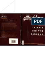 Gilles Deleuze - The Fold - Leibniz and the Baroque