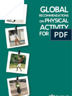 Global ions of Physical Activity for Health_2010