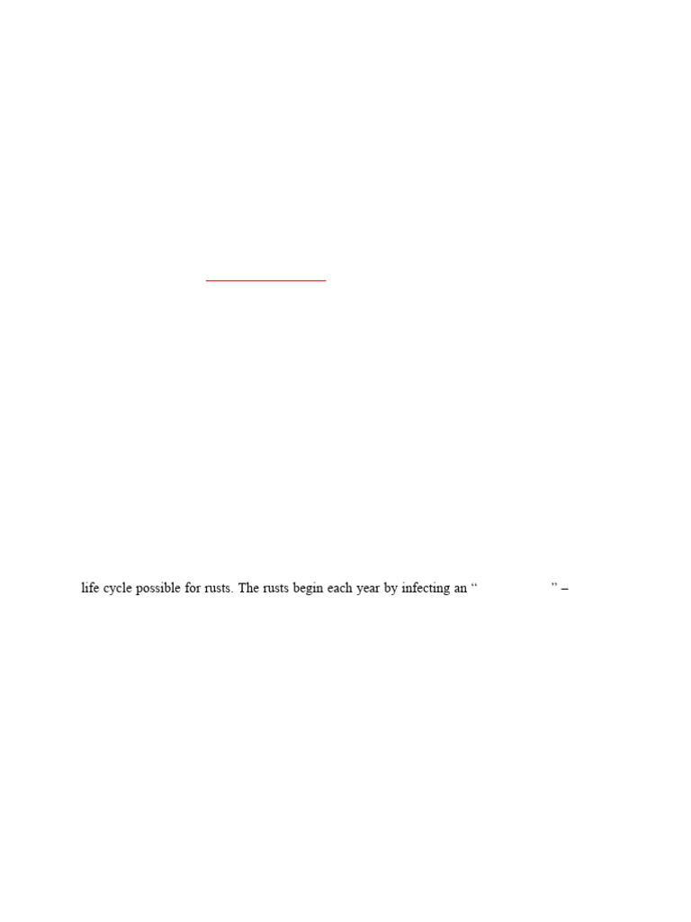 Rusts Of Wheat Pdf Organisms Botany