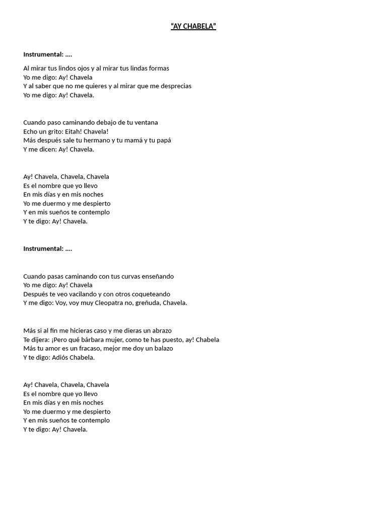 Letra de 