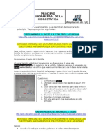 19 Principio Fundamental de La Hidrostatica