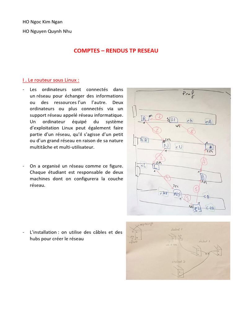 Configuration de routeurs sous Linux et Cisco | PDF | Adresse IP ...