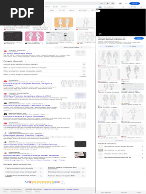 Fashion Design Body Template - Google Search