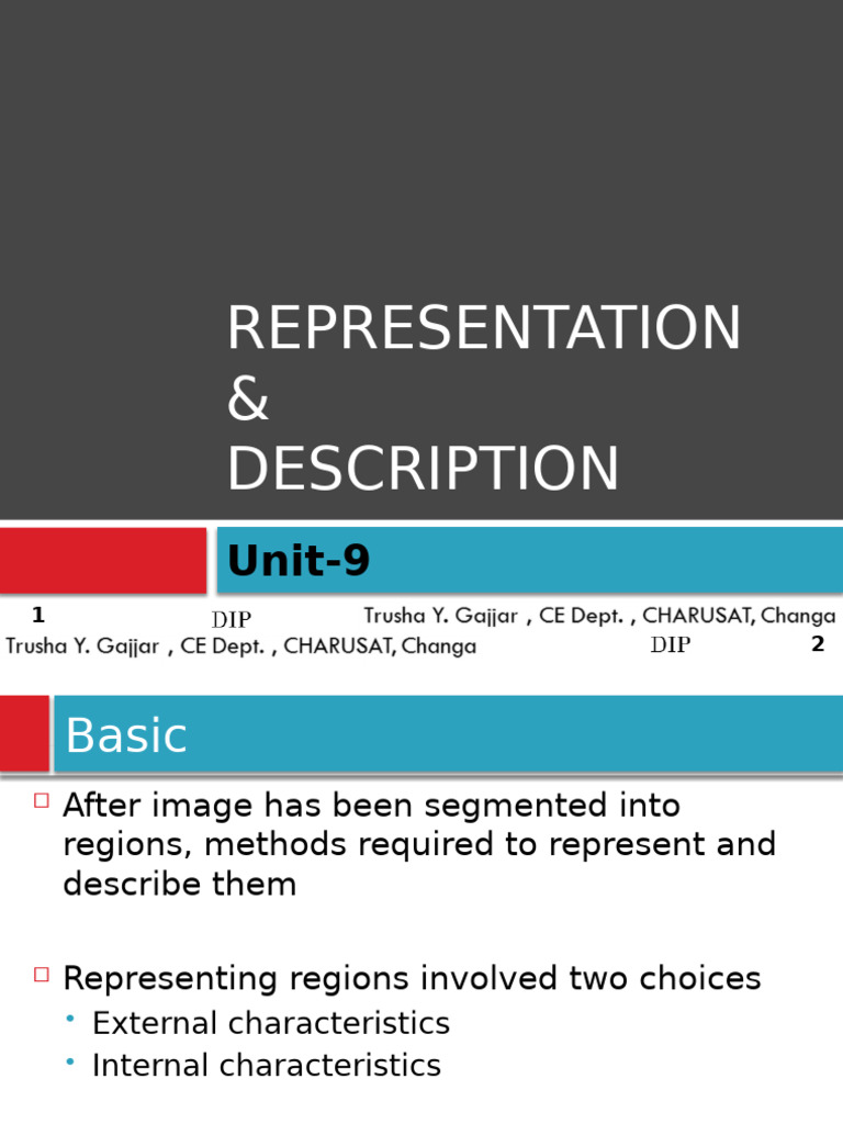 Representation and Description Methods | PDF | Fourier Transform ...