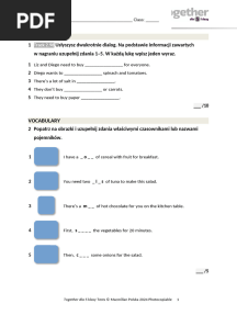 Together kl5 U2 Test For Dyslexic Students
