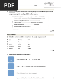 Together kl5 U5 Test For Dyslexic Students