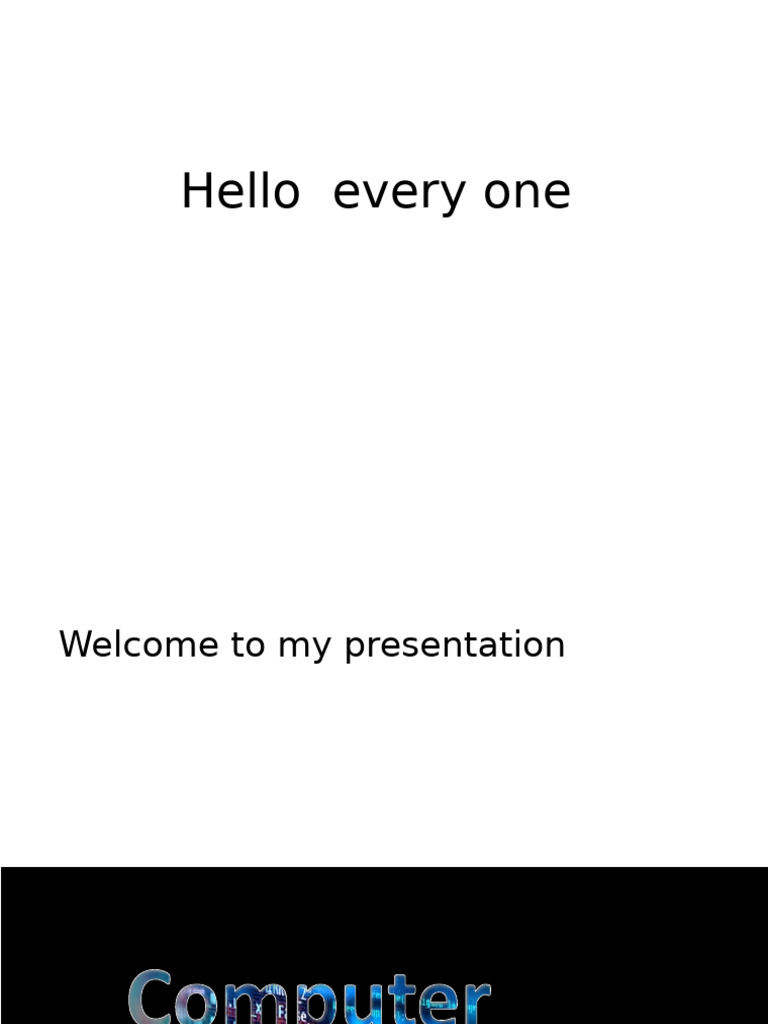 Hello every one | PDF
