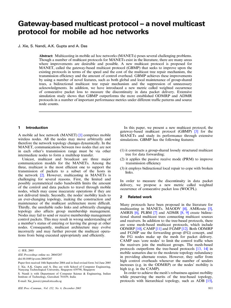 2005-IEEE-Gateway-basedmulticast Protocol - A Novel Multicast Protocol ...