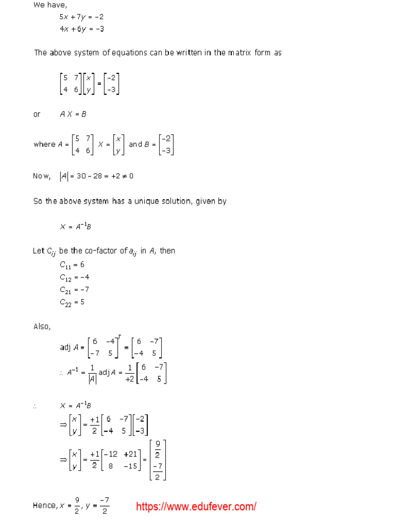 Chapter 8 Solution of Simultaneous Linear Equations | PDF