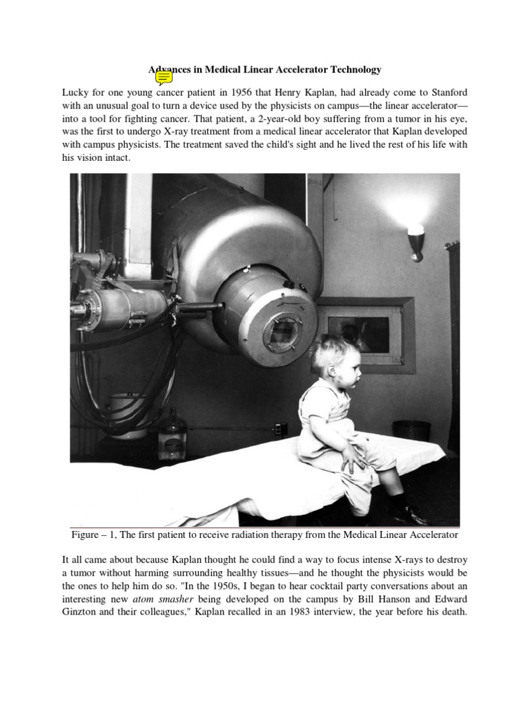 Medical Linear Accelerator History | PDF | Particle Accelerator ...