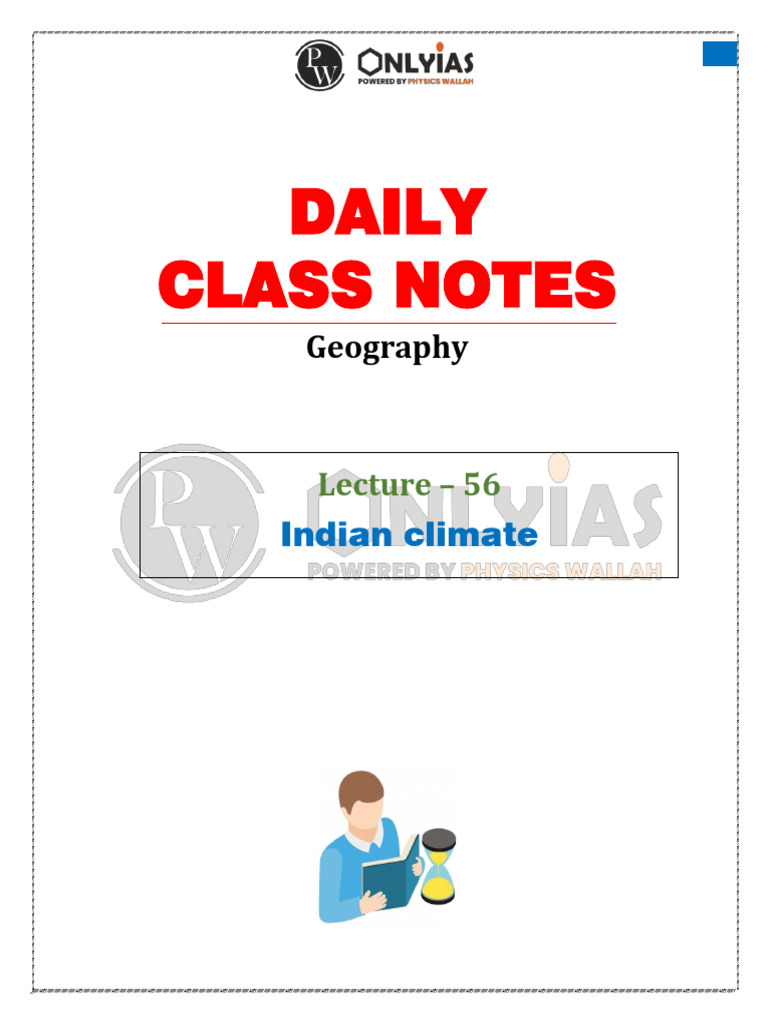 Physical Geography 56 - Daily Class Notes - Titan (UPSC 2024) | PDF ...