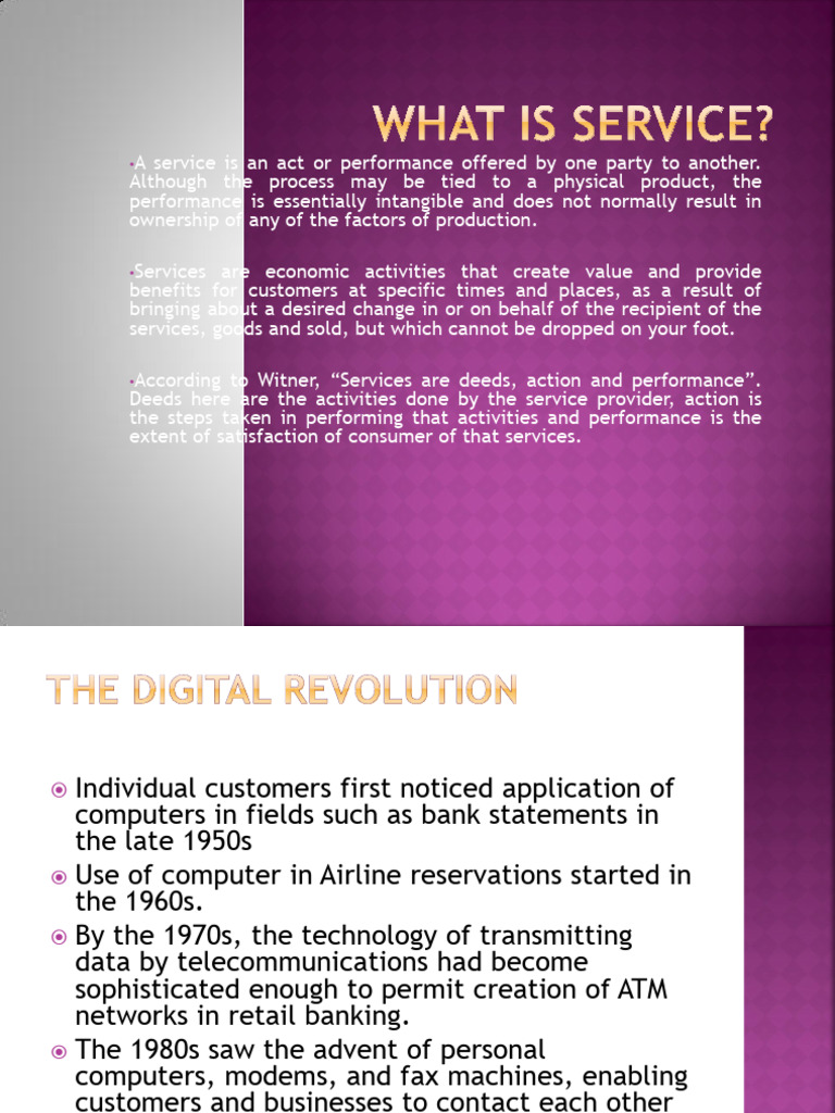 What Is Service | PDF
