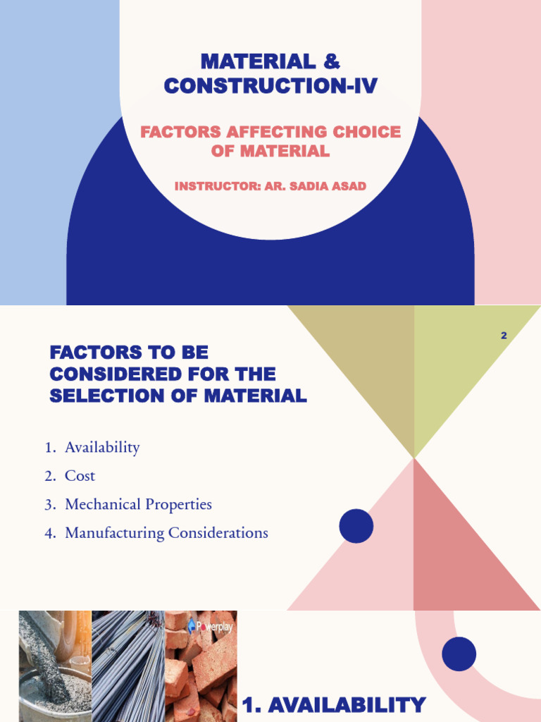 Factors Influencing Material Selection | PDF | Hardness | Wear