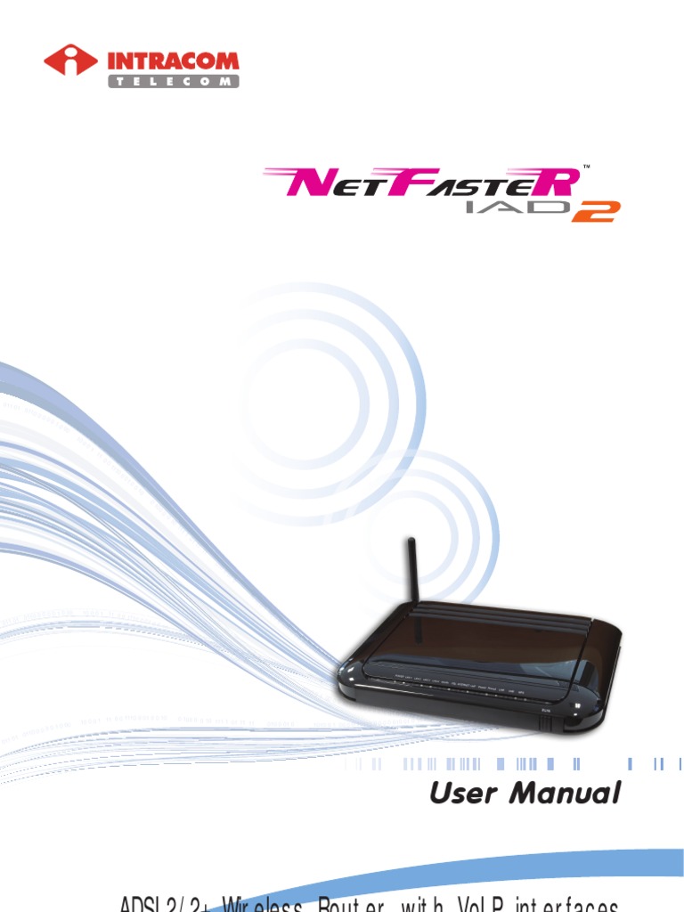 NetFasteR IAD 2 English User Manual | PDF | Wireless Lan | Wi Fi