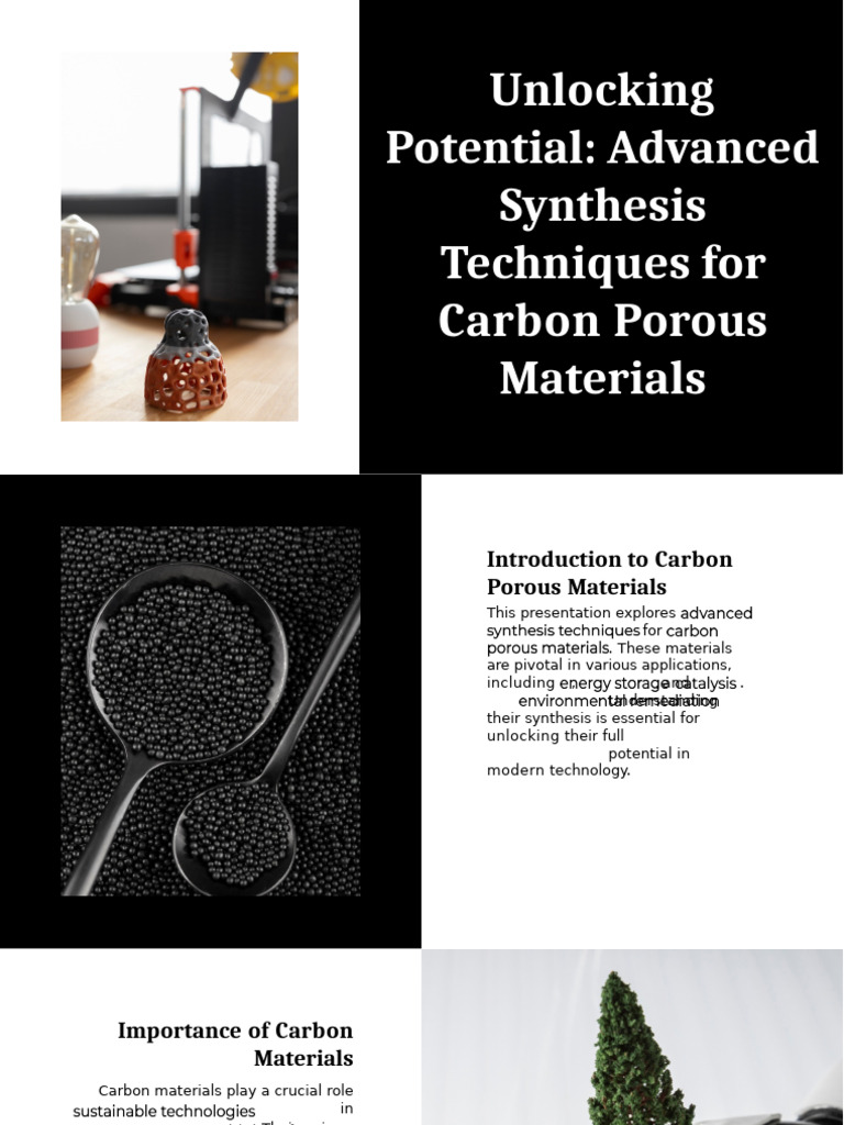 Advanced Synthesis of Carbon Porous Materials | PDF | Porosity | Porous ...