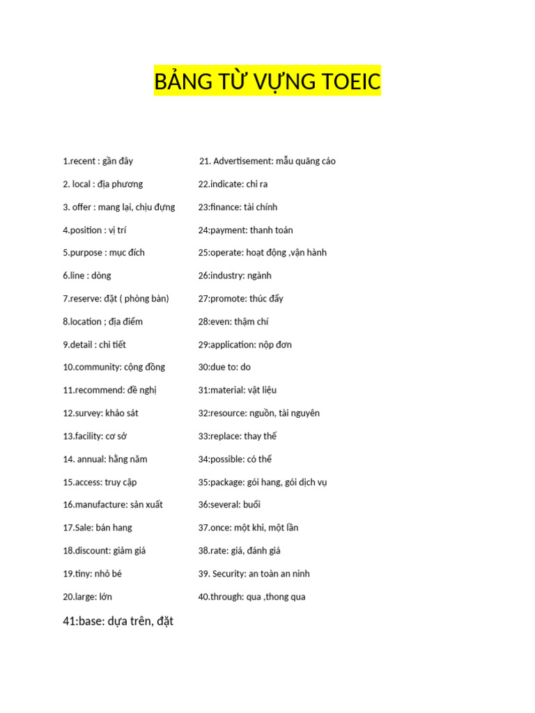 B Ng T V Ng Toeic Pdf