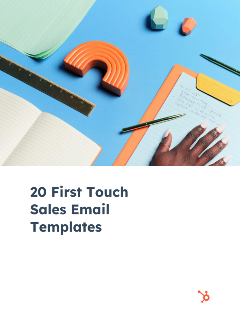HubSpot's Sales Email Templates - First Touch | PDF | Sales | Advertising