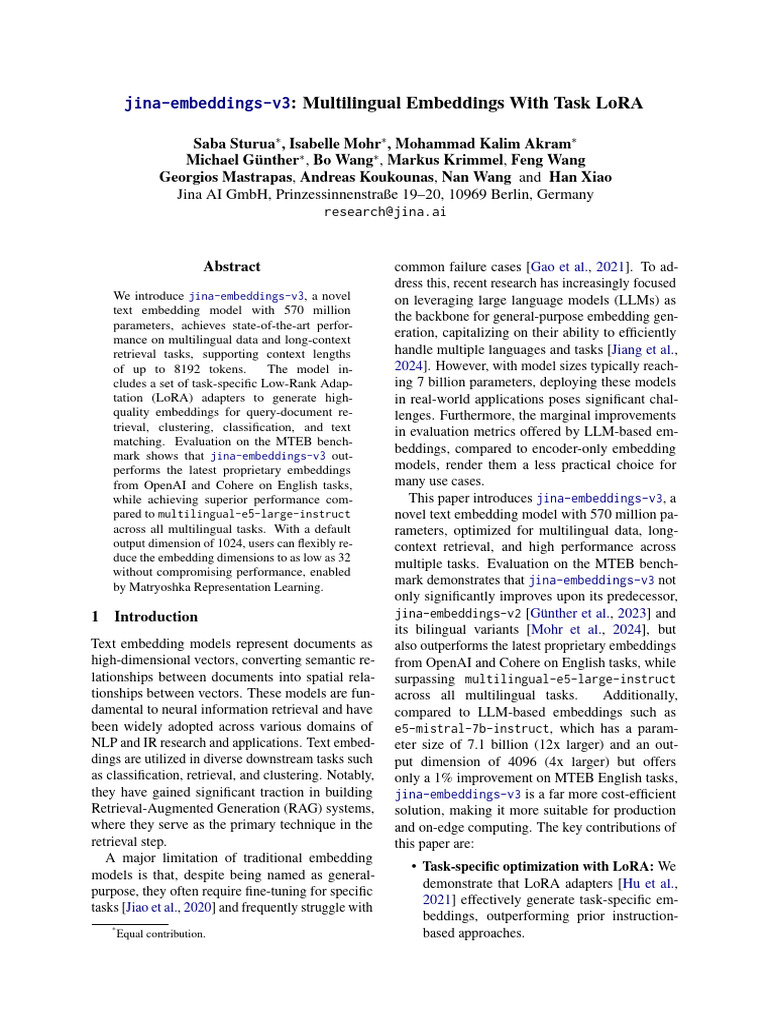 Multilingual Text Embeddings Model | PDF | Artificial Intelligence ...